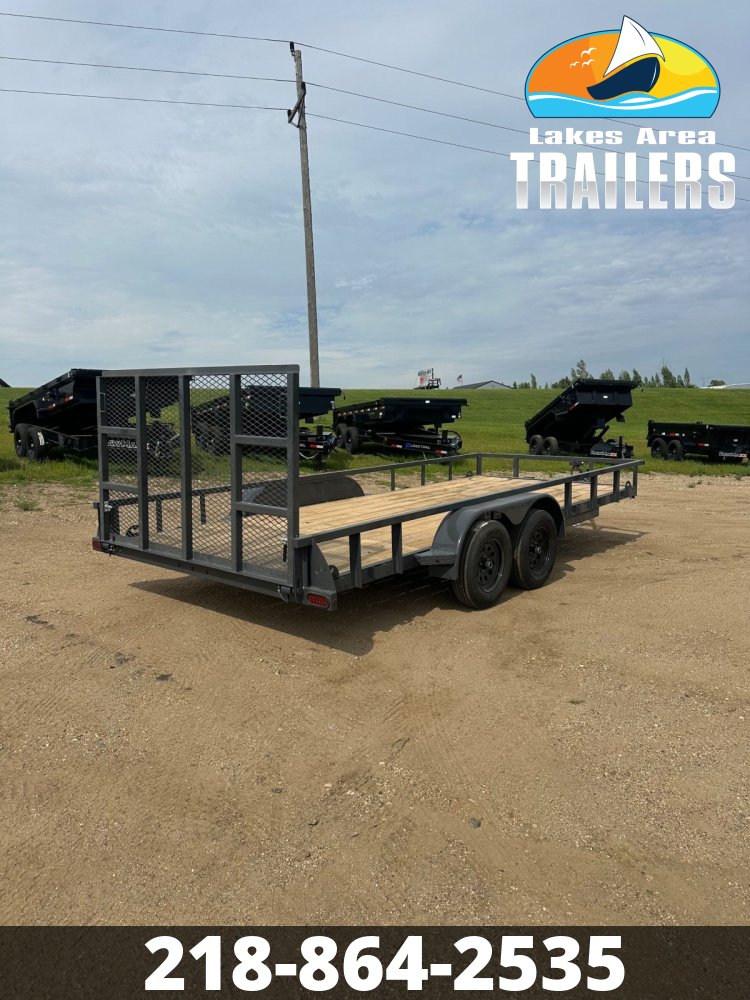 2026 IRON BULL 83X18 UTILITY TRAILER
