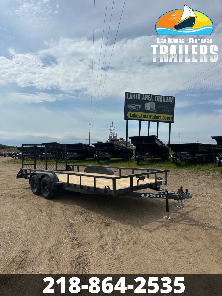 2026 IRON BULL 83X18 UTILITY TRAILER