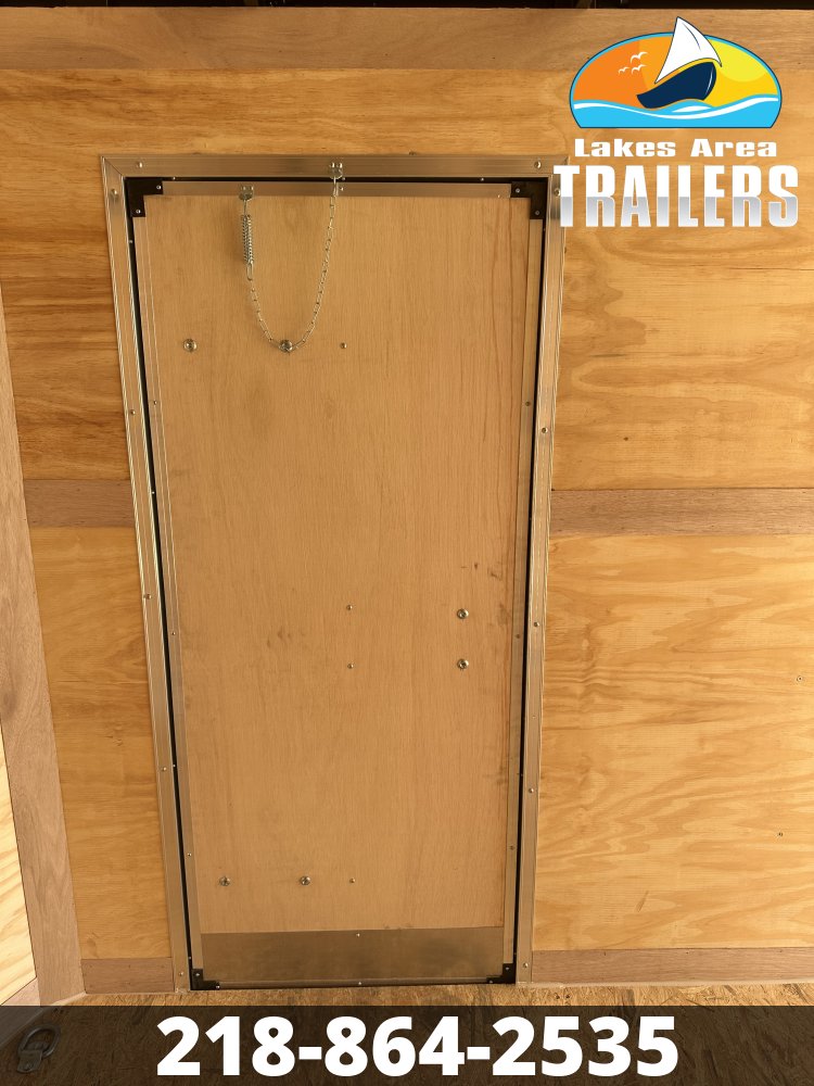 2026 CROSS 7X16 BETA WHITE ENCLOSED TRAILER