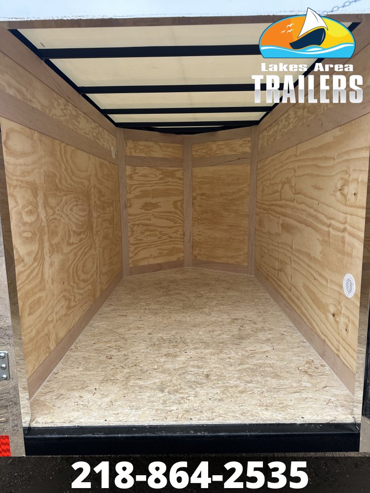 2027 CROSS 5X8 WHITE ENCLOSED TRAILER