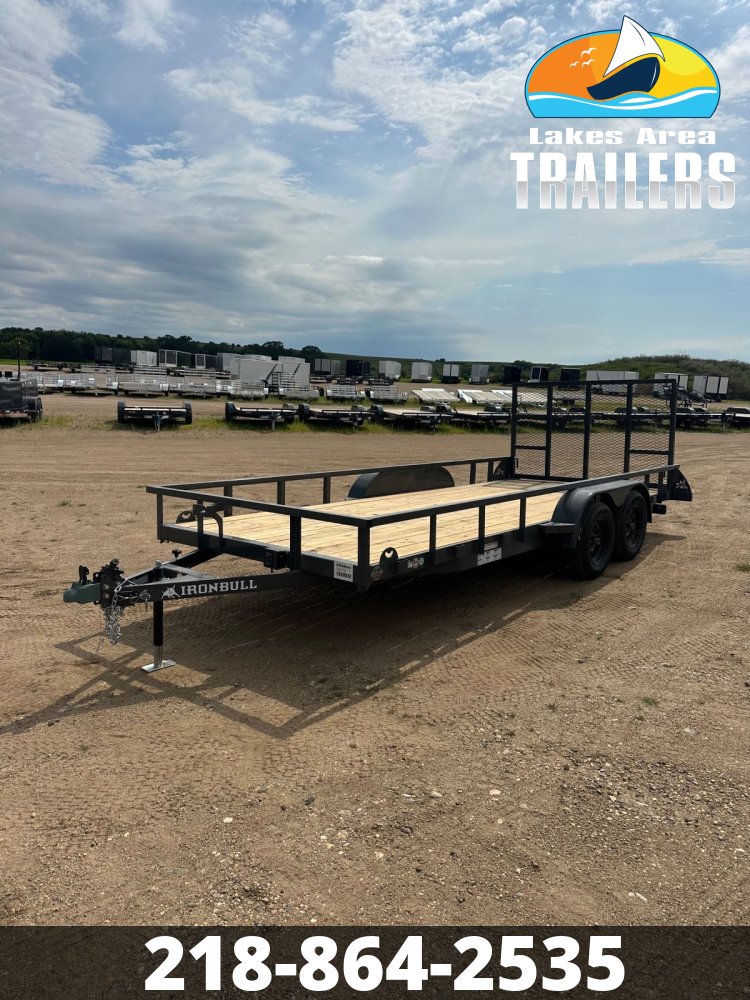 2026 IRON BULL 83X18 UTILITY TRAILER