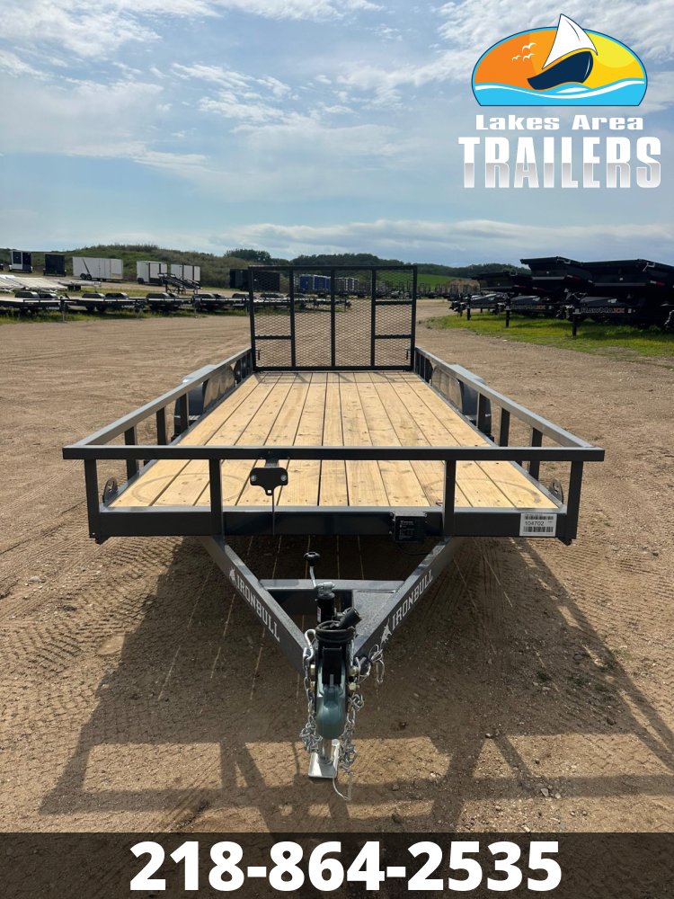 2026 IRON BULL 83X18 UTILITY TRAILER