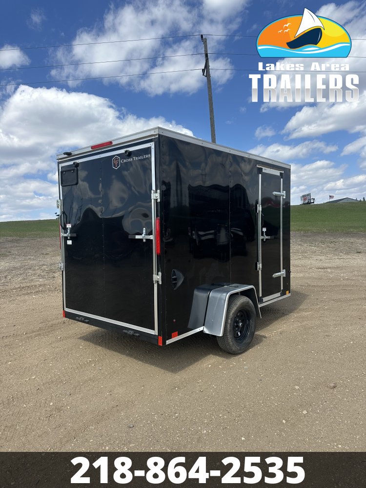 2026 CROSS 6X10 BETA BLACK ENCLOSED TRAILER