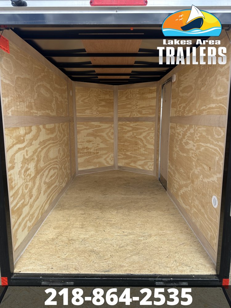 2026 CROSS 6X10 BETA BLACK ENCLOSED TRAILER