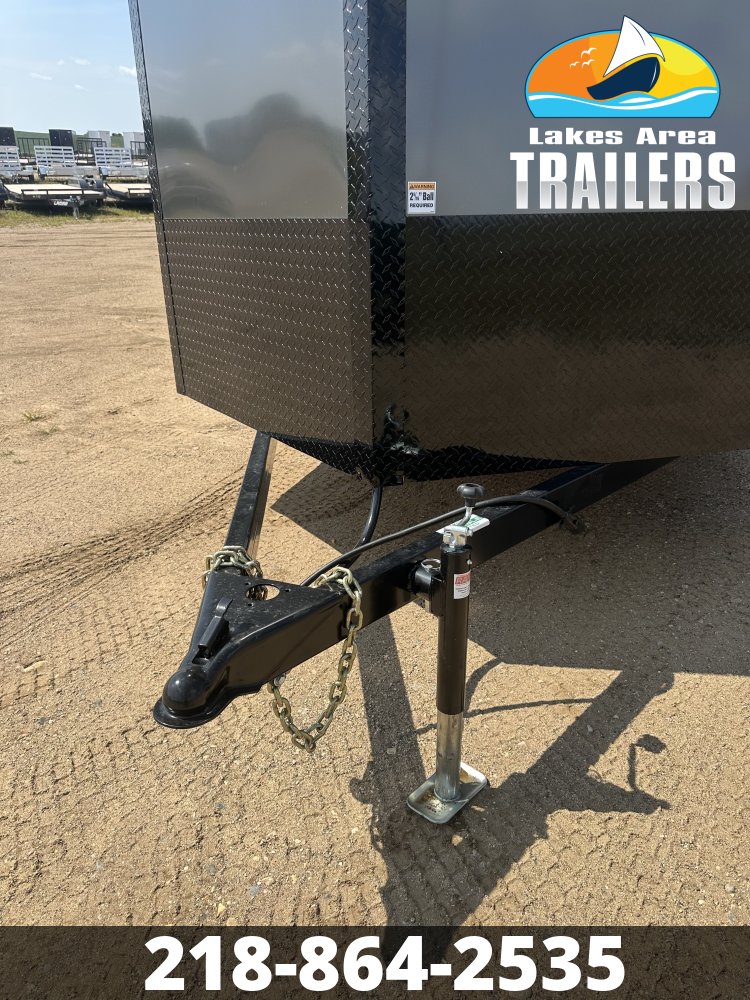 2027 AERO 7X16 CHARCOAL BLACKOUT ENCLOSED TRAILER