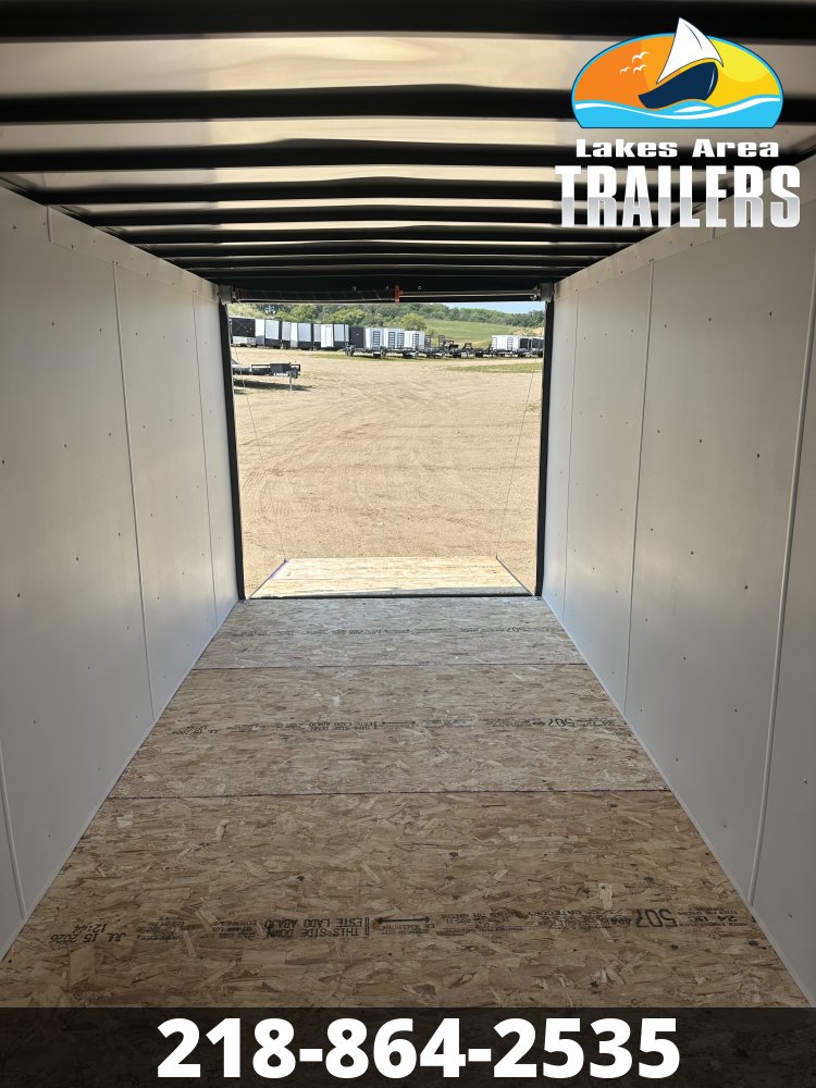 2027 AERO 7X16 CHARCOAL BLACKOUT ENCLOSED TRAILER