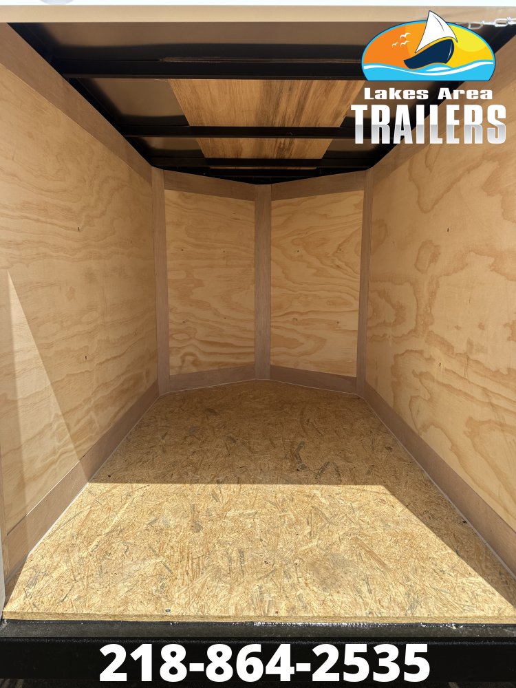 2026 CROSS 4X6 BETA WHITE ENCLOSED TRAILER
