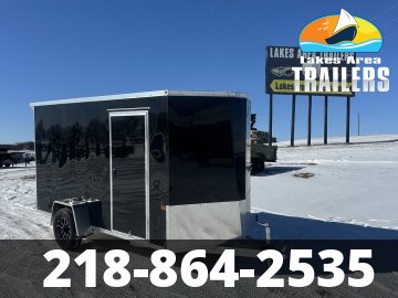 2026 NEO 6X12 BLACK ALUMINUM ENCLOSED TRAILER