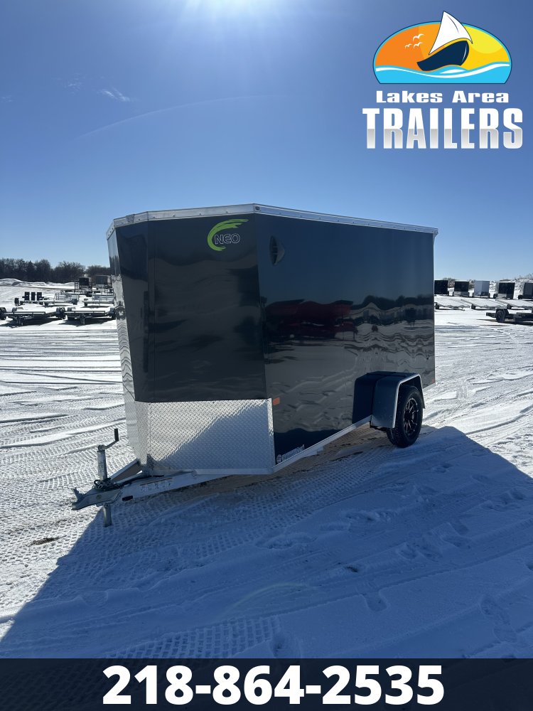 2026 NEO 6X12 BLACK ALUMINUM ENCLOSED TRAILER