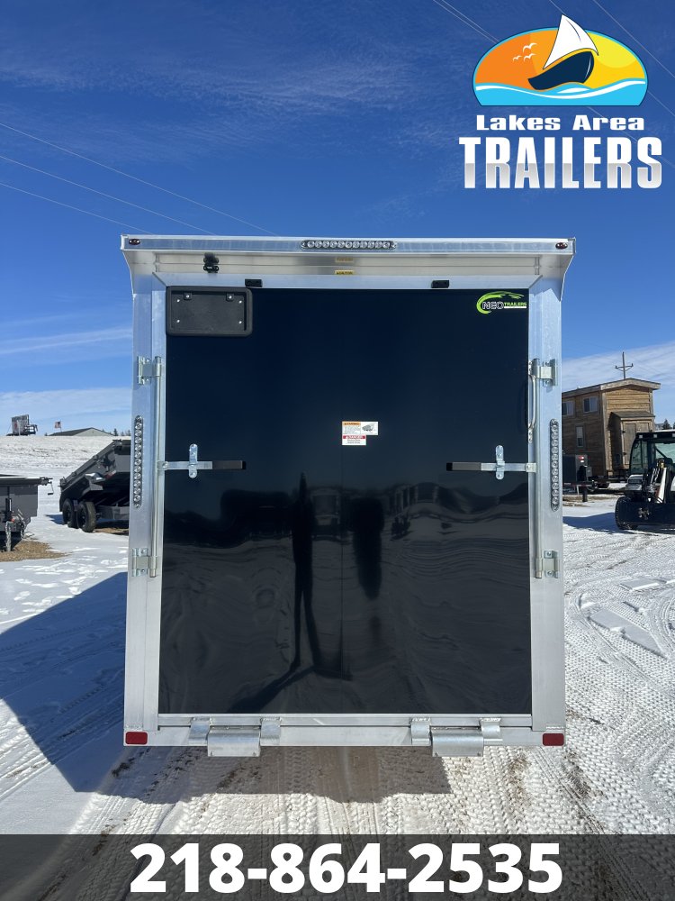 2026 NEO 6X12 BLACK ALUMINUM ENCLOSED TRAILER