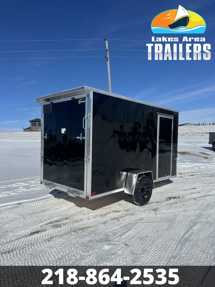 2026 NEO 6X12 BLACK ALUMINUM ENCLOSED TRAILER