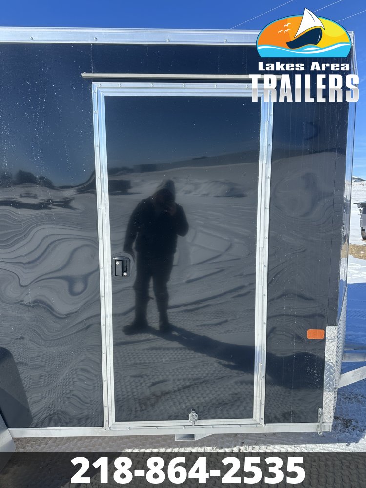 2026 NEO 6X12 BLACK ALUMINUM ENCLOSED TRAILER