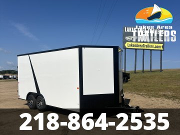 2027 AERO 8.5X16 WHITE BLACKOUT ENCLOSED TRAILER