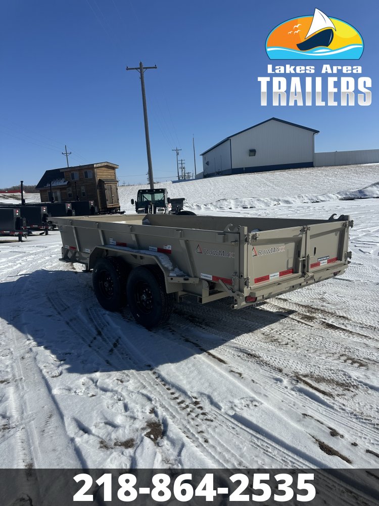 2024 RAWMAXX 83X14 DUMP TRAILER