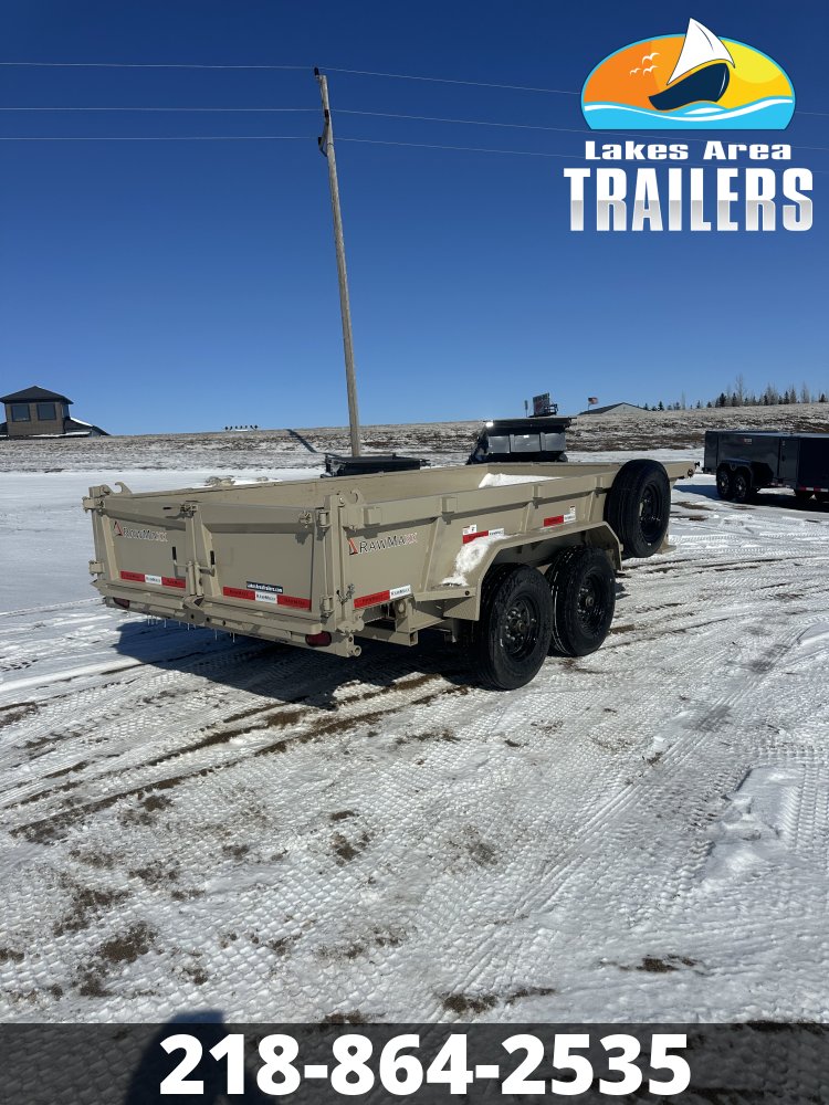 2024 RAWMAXX 83X14 DUMP TRAILER