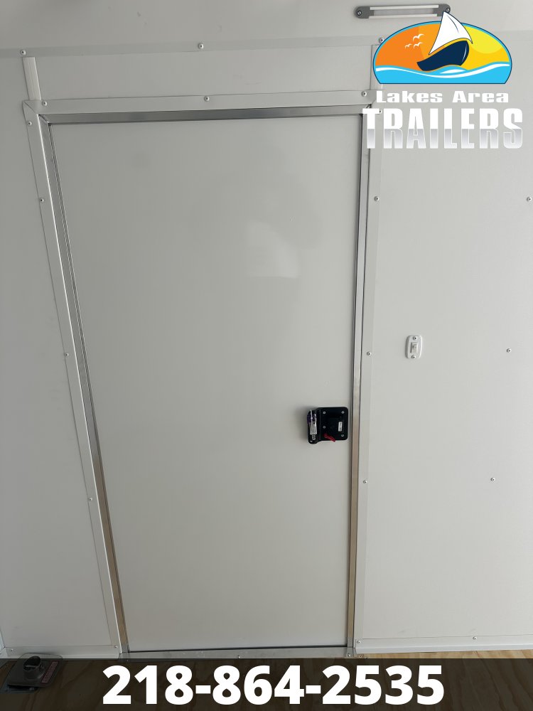 2026 NEO 6X12 SILVER ALUMINUM ENCLOSED TRAILER