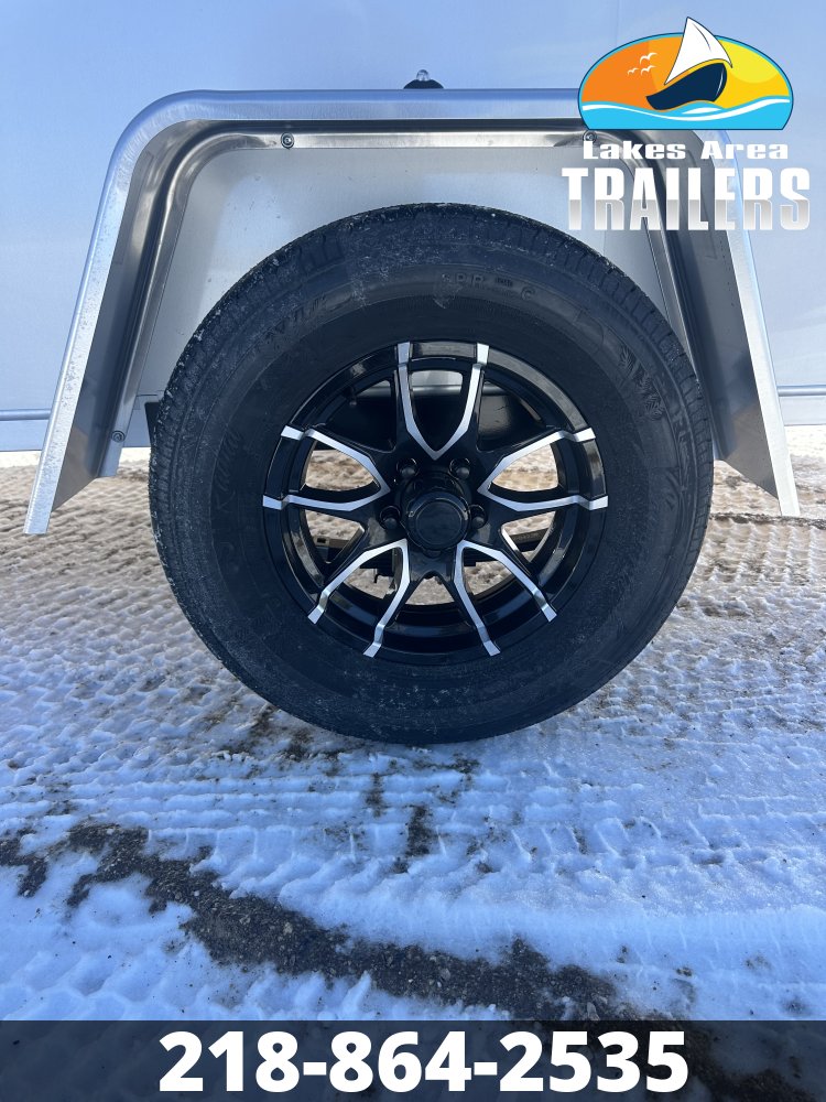 2026 NEO 6X12 SILVER ALUMINUM ENCLOSED TRAILER