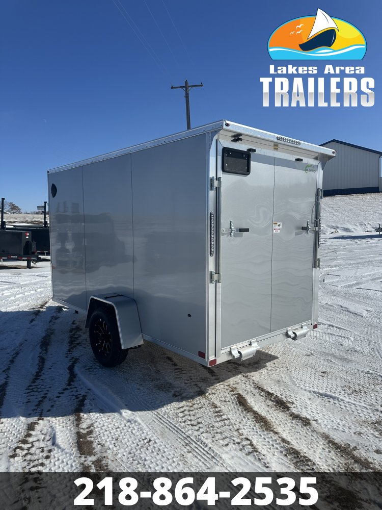 2026 NEO 6X12 SILVER ALUMINUM ENCLOSED TRAILER