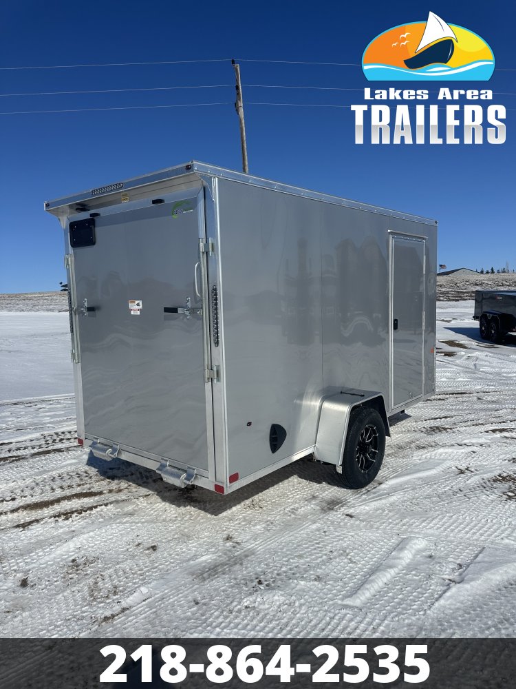 2026 NEO 6X12 SILVER ALUMINUM ENCLOSED TRAILER