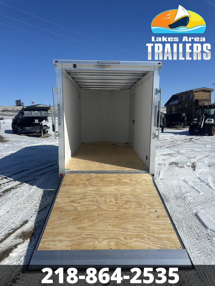 2026 NEO 6X12 SILVER ALUMINUM ENCLOSED TRAILER