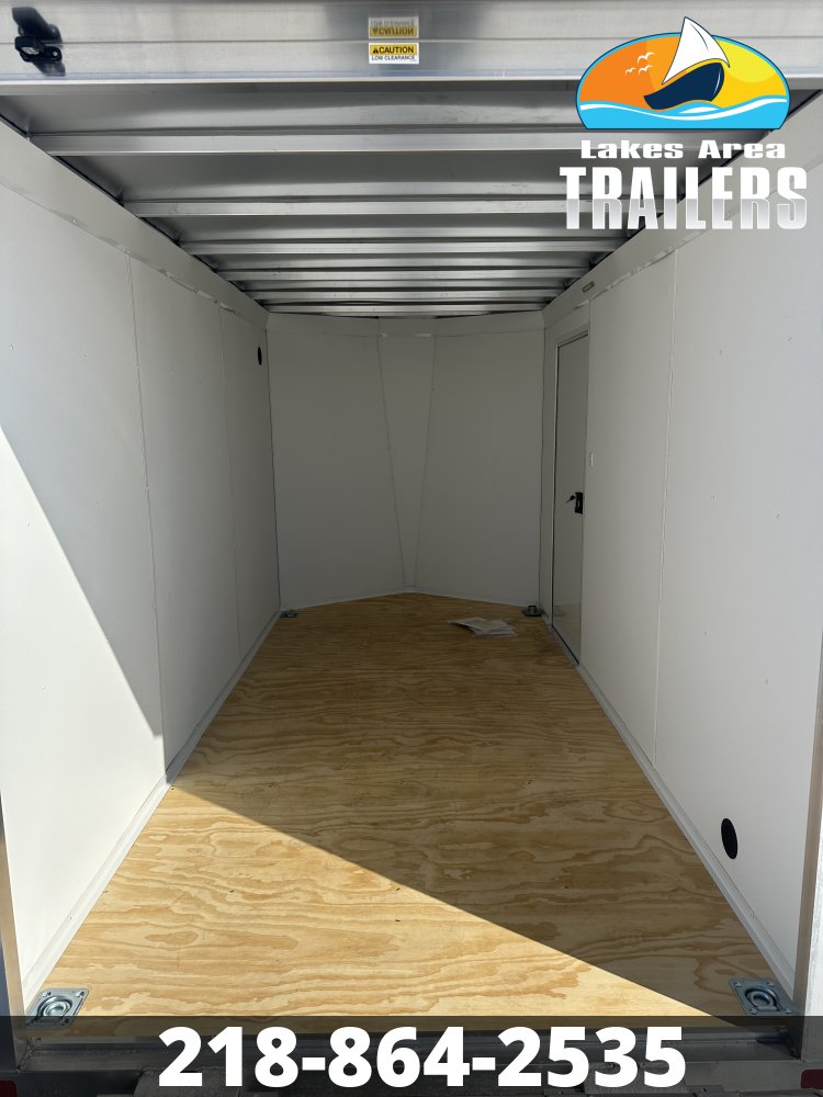 2026 NEO 6X12 SILVER ALUMINUM ENCLOSED TRAILER