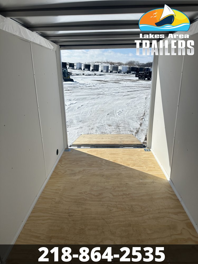 2026 NEO 6X12 SILVER ALUMINUM ENCLOSED TRAILER