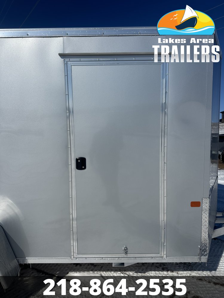 2026 NEO 6X12 SILVER ALUMINUM ENCLOSED TRAILER