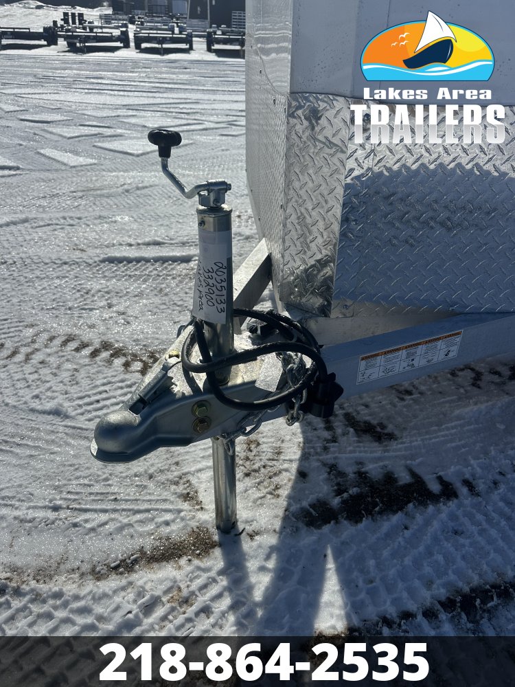 2026 NEO 7.5X16 WHITE ALUMINUM ENCLOSED TRAILER