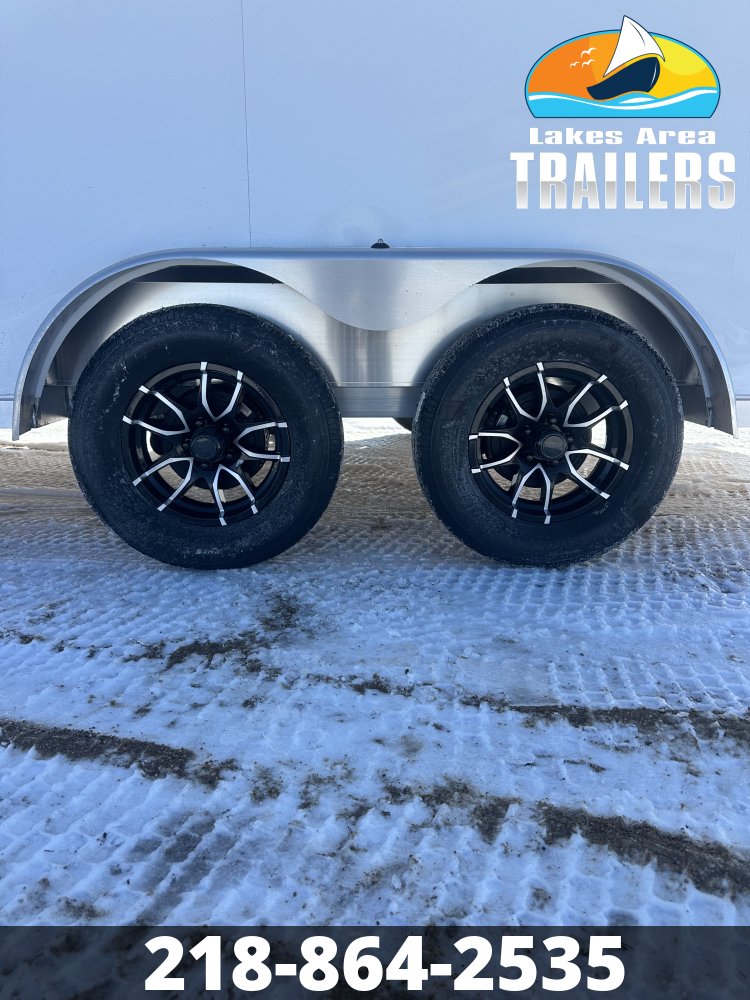 2026 NEO 7.5X16 WHITE ALUMINUM ENCLOSED TRAILER