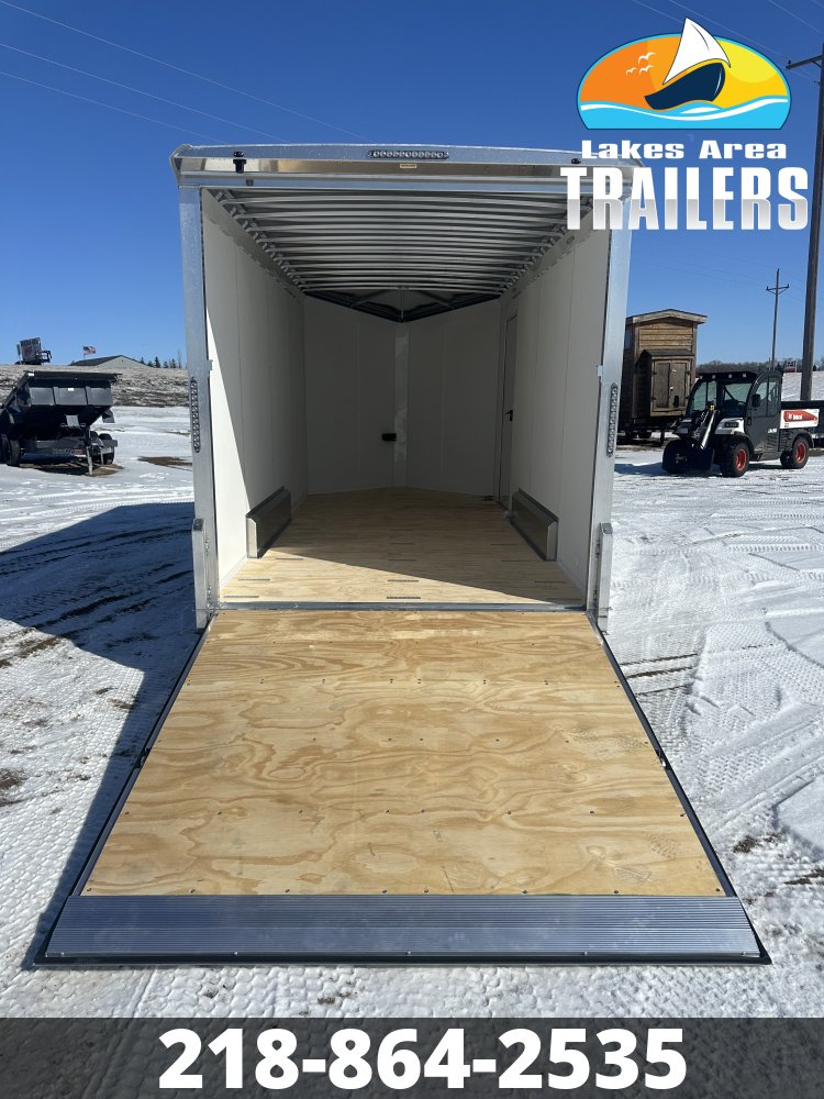 2026 NEO 7.5X16 WHITE ALUMINUM ENCLOSED TRAILER