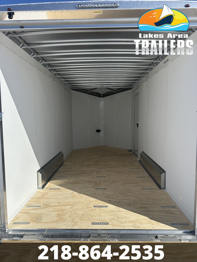 2026 NEO 7.5X16 WHITE ALUMINUM ENCLOSED TRAILER
