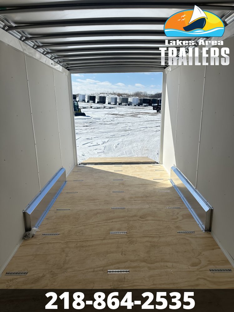 2026 NEO 7.5X16 WHITE ALUMINUM ENCLOSED TRAILER