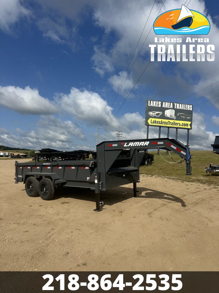 2027 LAMAR 83X14 GOOSENECK DUMP TRAILER