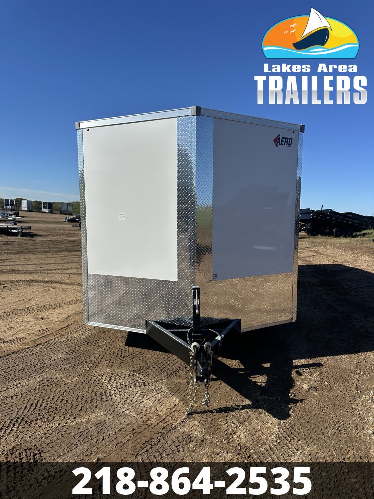 2027 AERO 8.5X20 WHITE ENCLOSED TRAILER