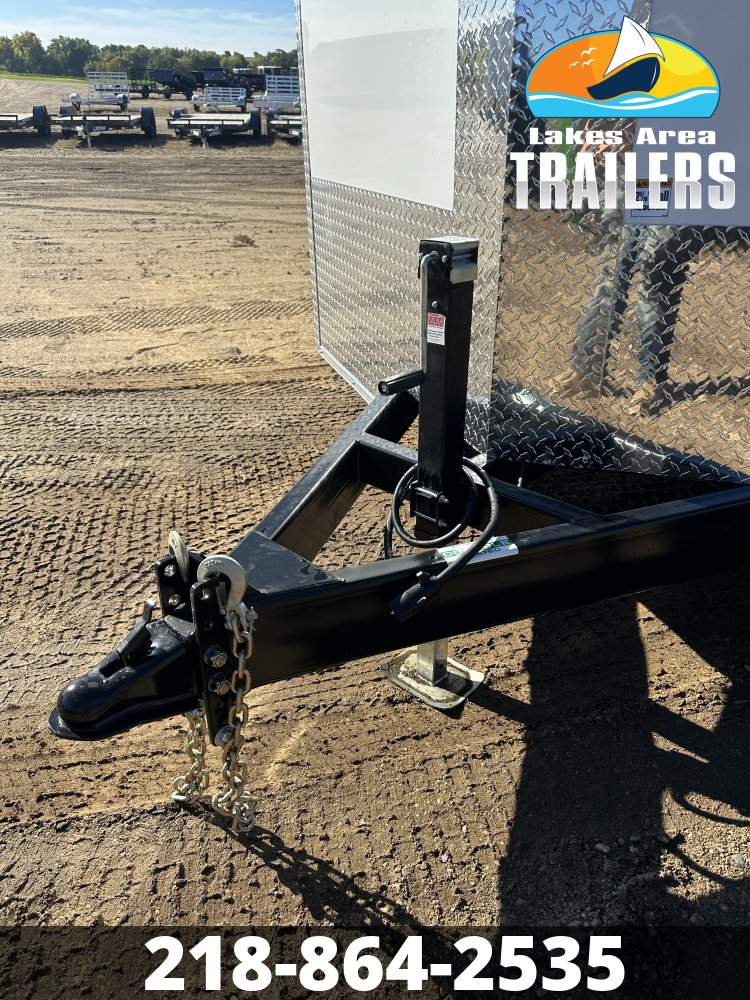 2027 AERO 8.5X20 WHITE ENCLOSED TRAILER