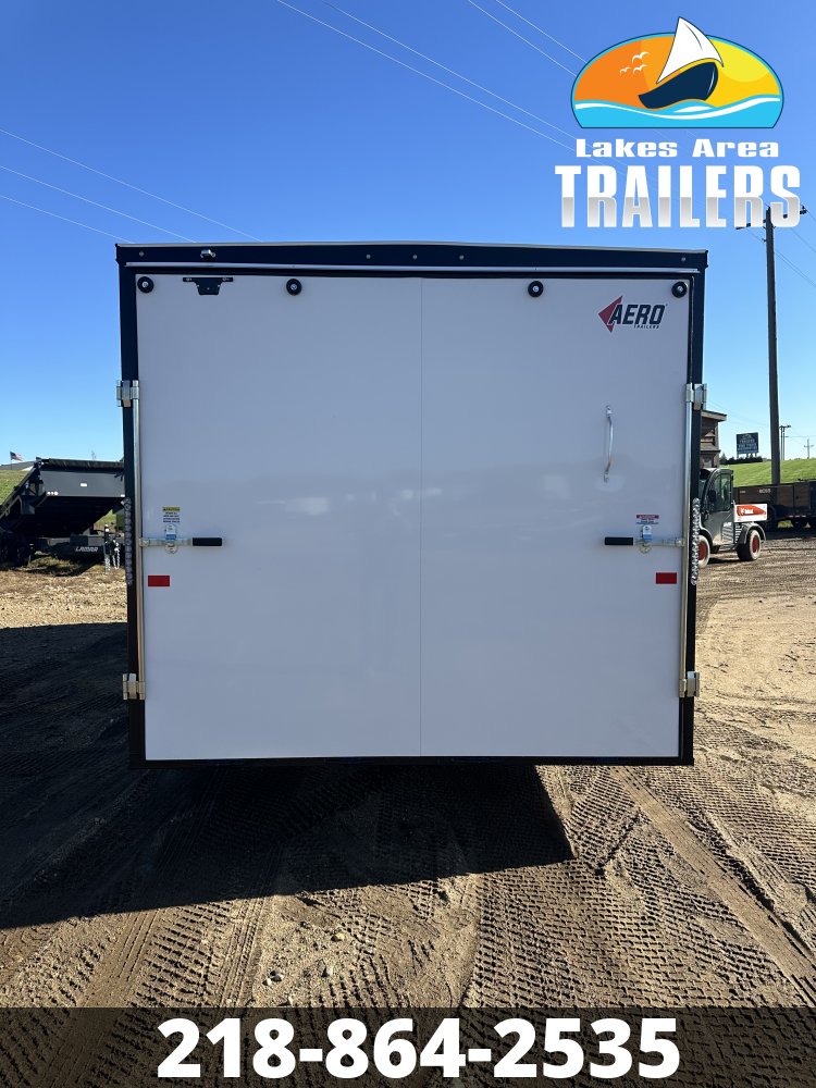 2027 AERO 8.5X20 WHITE ENCLOSED TRAILER