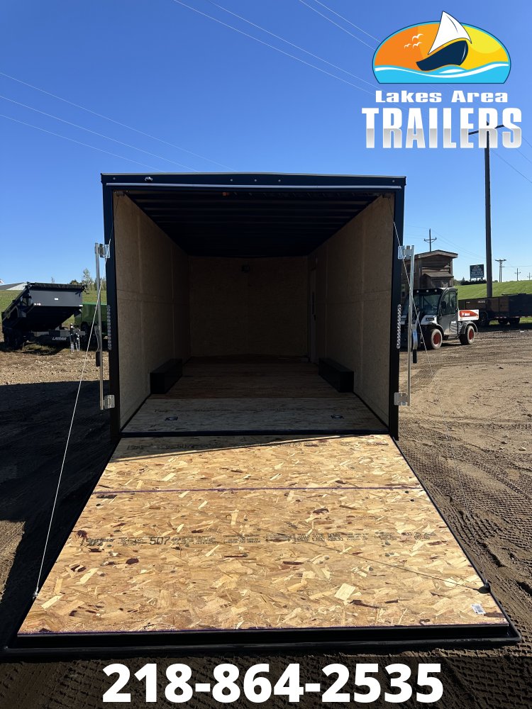 2027 AERO 8.5X20 WHITE ENCLOSED TRAILER