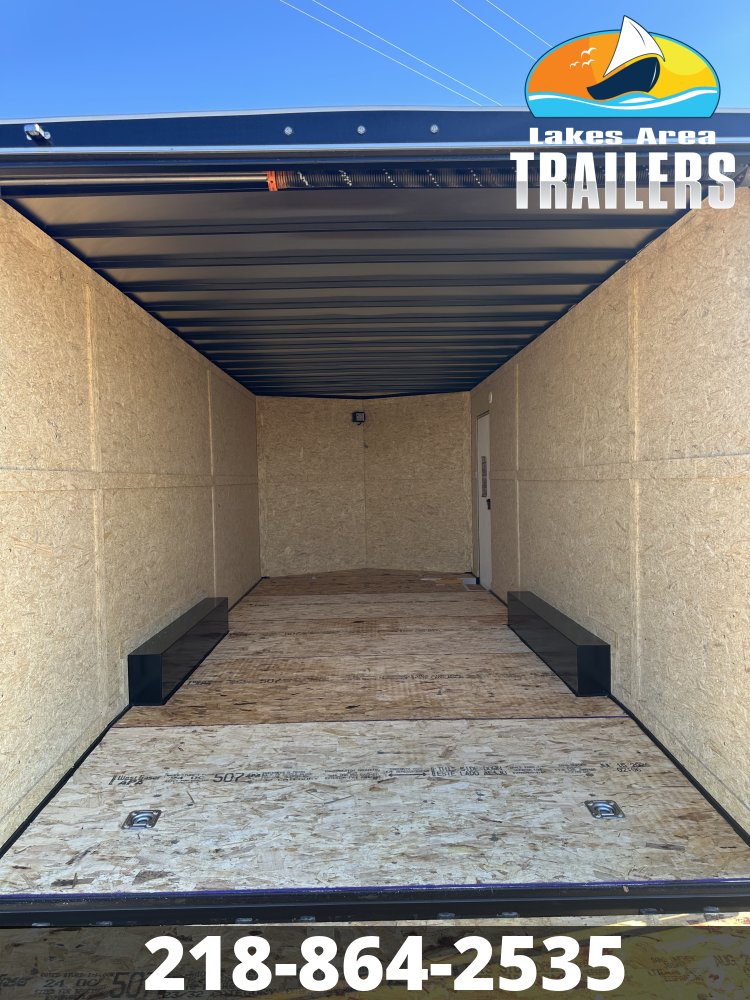 2027 AERO 8.5X20 WHITE ENCLOSED TRAILER