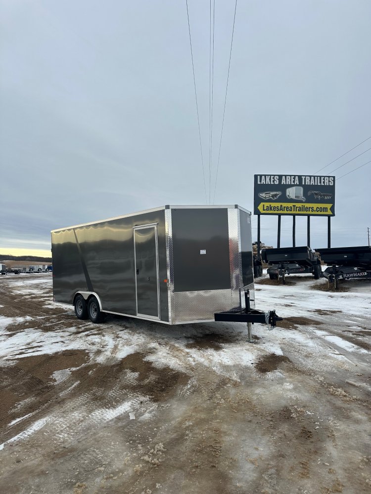 2025 AERO 8.5X20 CHARCOAL ENCLOSED TRAILER