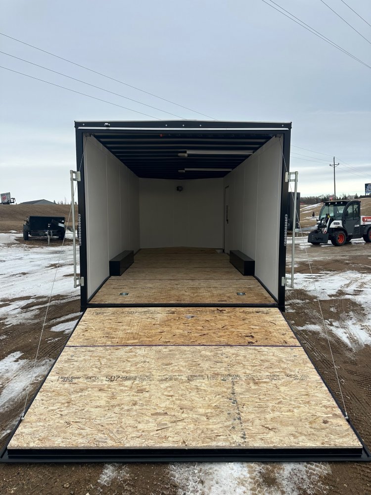 2025 AERO 8.5X20 CHARCOAL ENCLOSED TRAILER