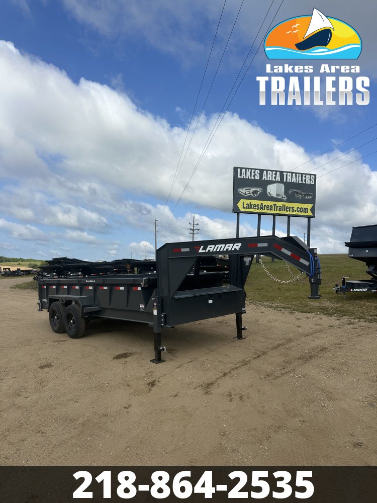 2027 LAMAR 83X16 GOOSENECK TELESCOPIC DUMP TRAILER