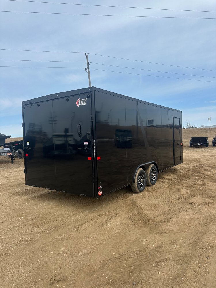 2025 AERO 8.5X20 BLACK BLACKOUT ENCLOSED TRAILER