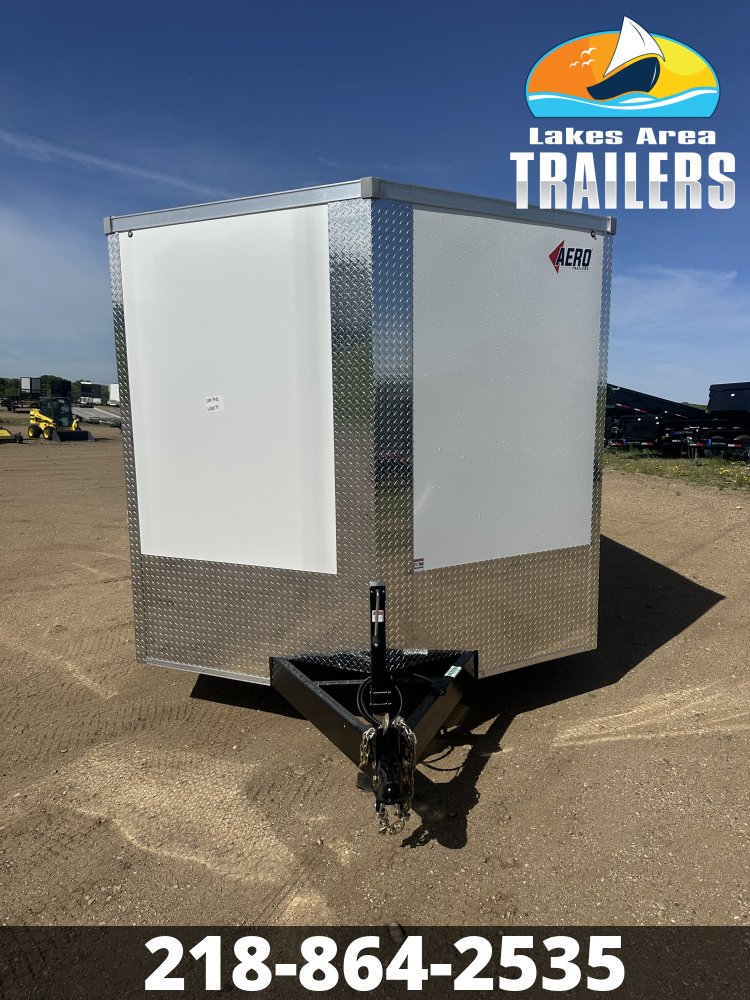 2027 AERO 8.5X24 WHITE ENCLOSED TRAILER
