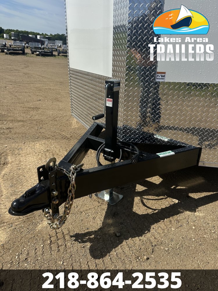 2027 AERO 8.5X24 WHITE ENCLOSED TRAILER