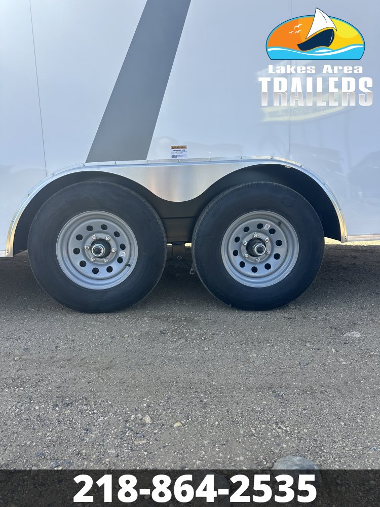 2027 AERO 8.5X24 WHITE ENCLOSED TRAILER