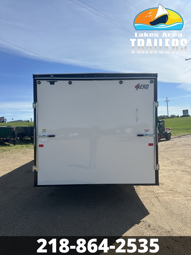 2027 AERO 8.5X24 WHITE ENCLOSED TRAILER