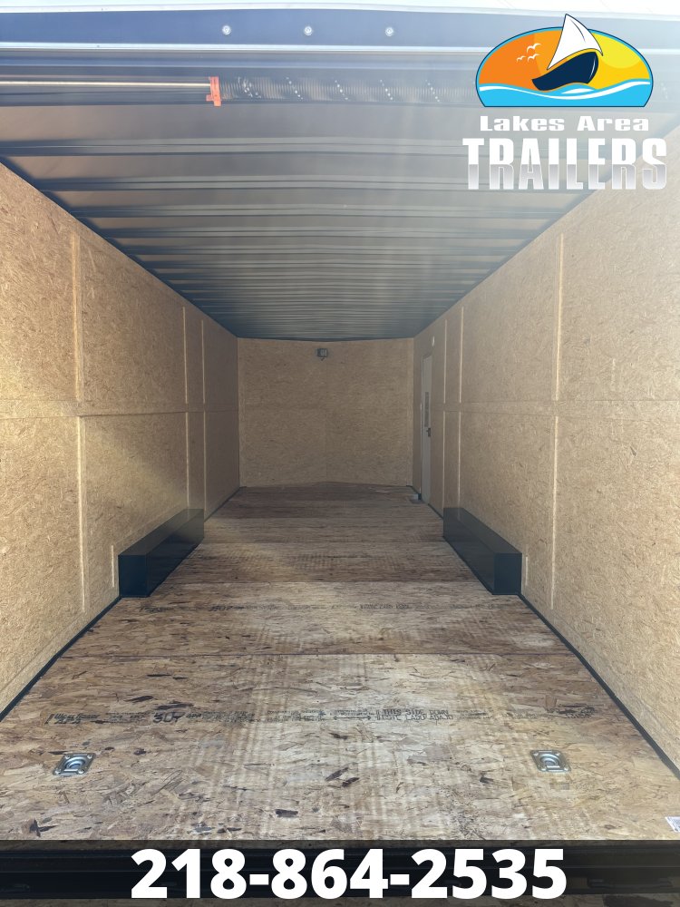 2027 AERO 8.5X24 WHITE ENCLOSED TRAILER