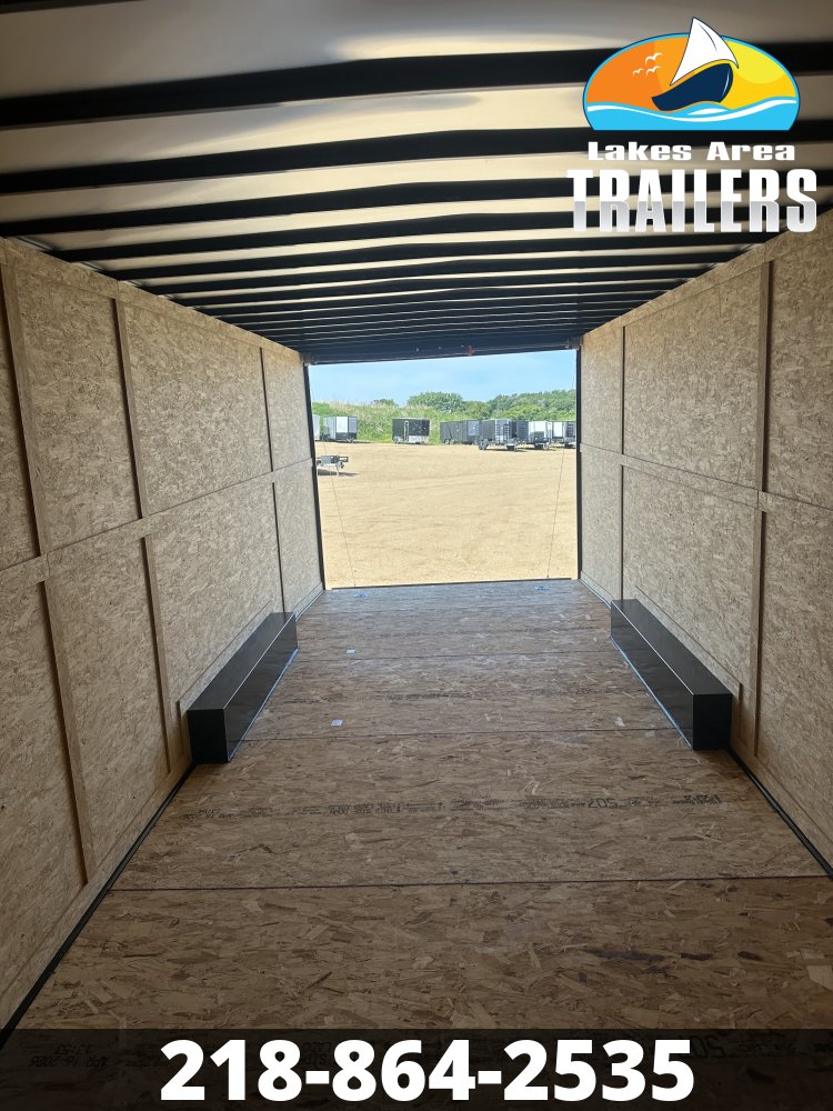 2027 AERO 8.5X24 WHITE ENCLOSED TRAILER