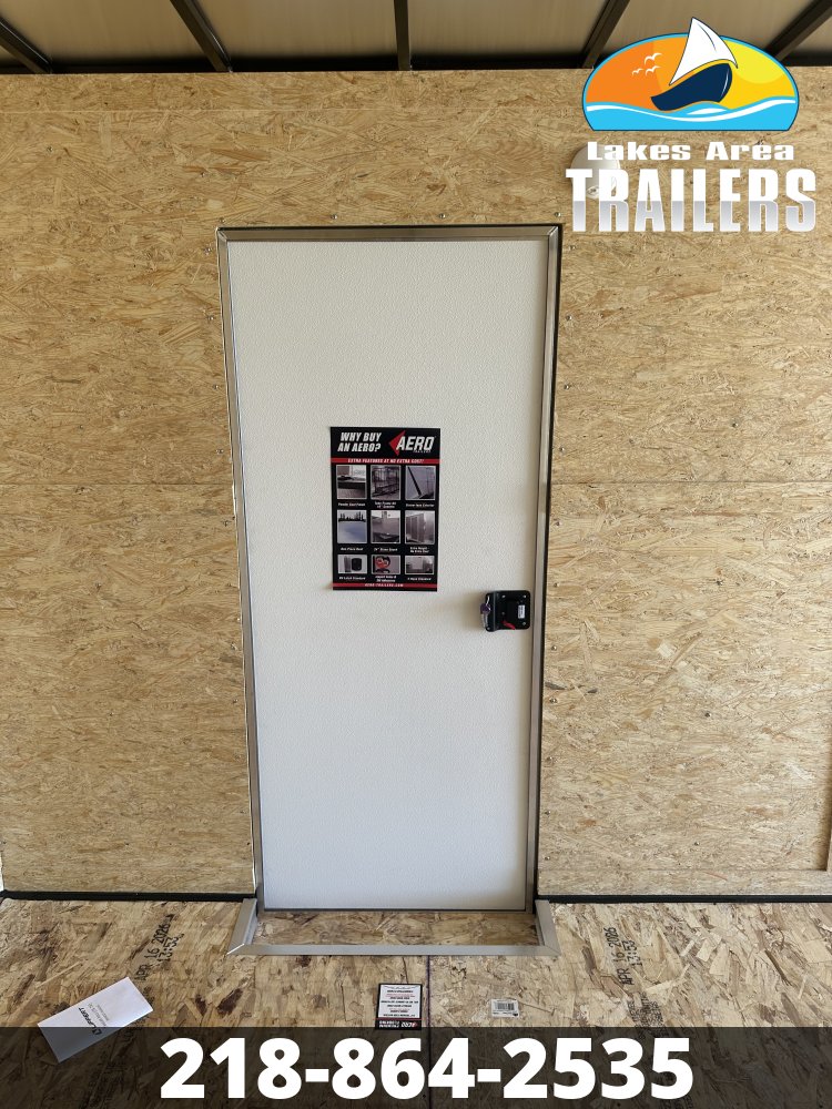 2027 AERO 8.5X24 WHITE ENCLOSED TRAILER