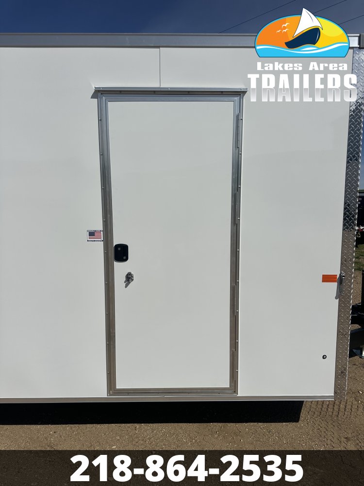 2027 AERO 8.5X24 WHITE ENCLOSED TRAILER